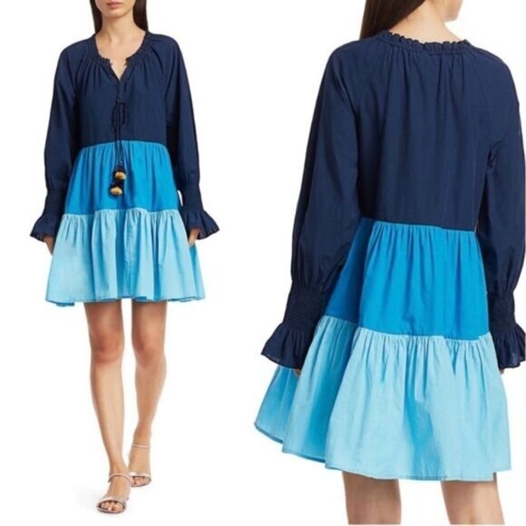 Figue Bella Blue Cotton Dress - Refined Boho - Picture 2 of 11